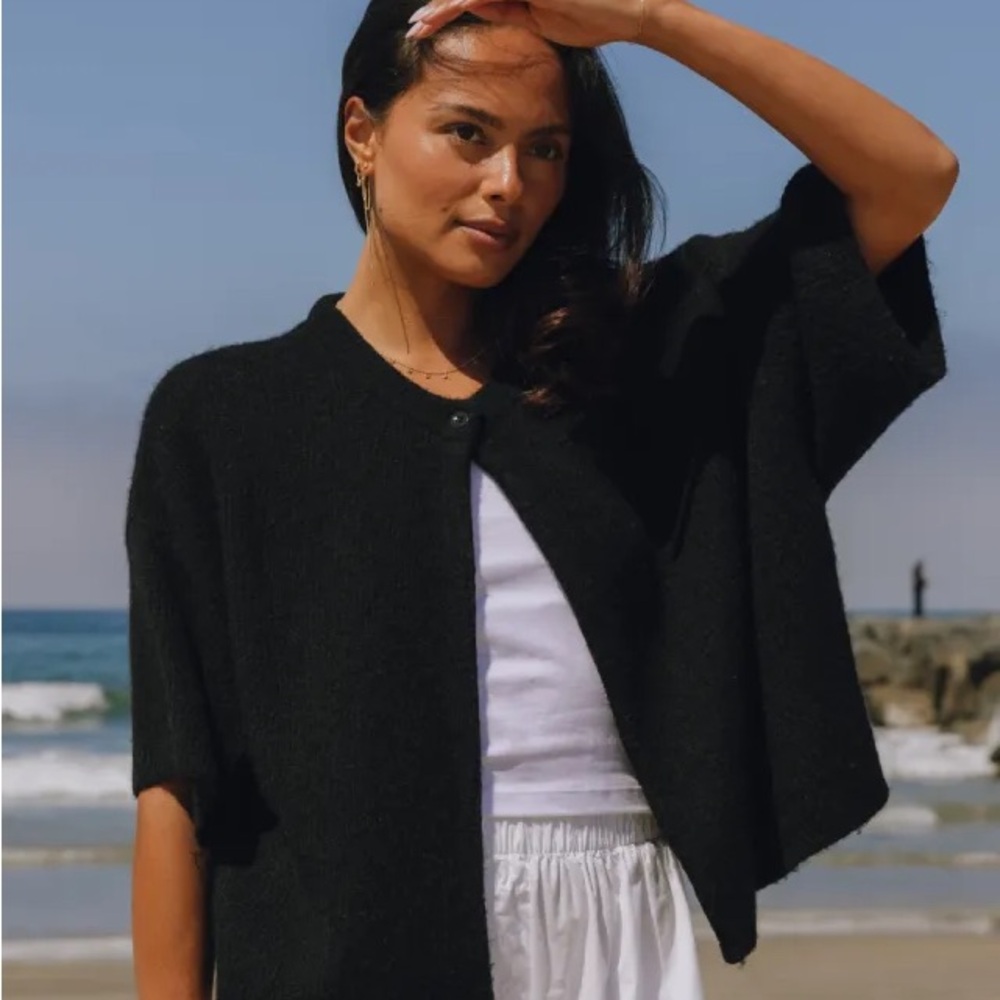 Daily Drills Single Button Sweater